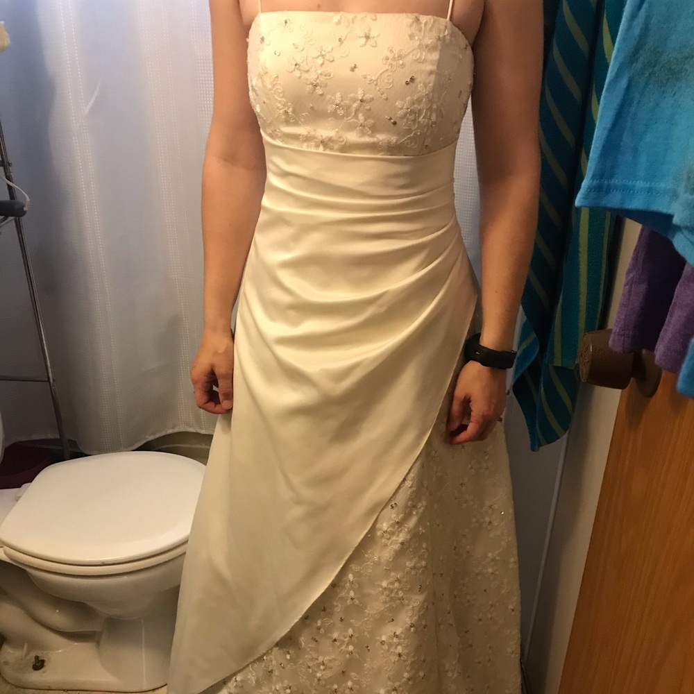 White prom dress or wedding dress